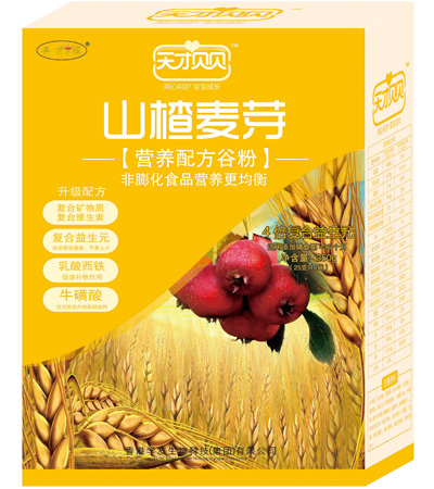 天才贝贝山楂麦芽营养配方谷粉|香港学友生物