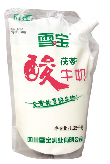 雪宝茯苓家庭装酸牛奶