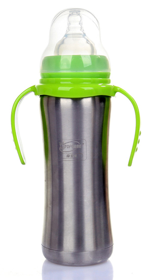 淘寶樂(lè)不銹鋼保溫奶瓶220ml