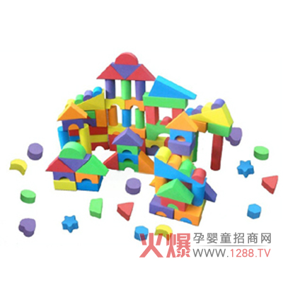 家乐宝EV花彩积木玩具拼图提高孩子智力_婴儿