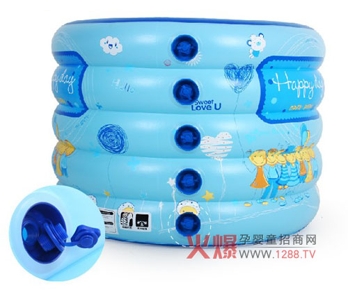 欧培婴儿加厚充气游泳池宝宝的小小梦幻王国-