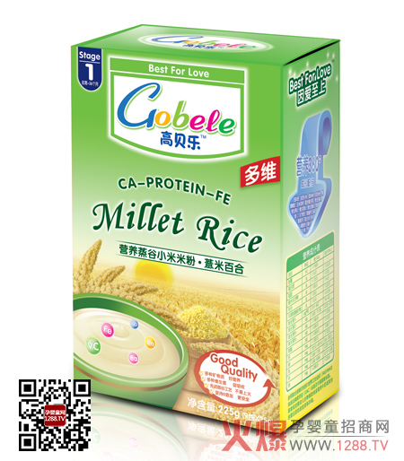 中国 乐小米/高贝乐小米米粉采用营养蒸谷的制作工艺，很好的保存了原料的...