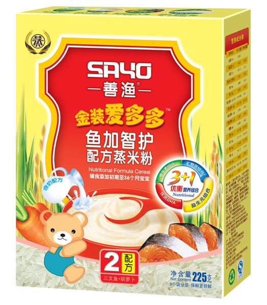 善渔金装爱多多鱼加智护配方蒸米粉