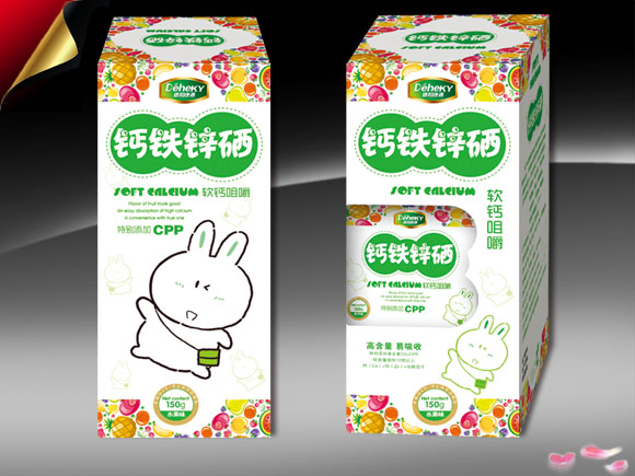 德和钙铁锌硒咀嚼粒