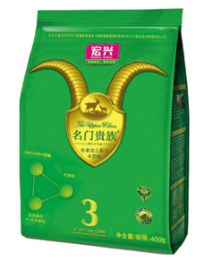 名门贵族智护系列金装幼儿配方羊奶粉袋3段