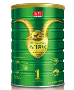 名门贵族智护系列金装婴儿配方羊奶粉(1段)800g