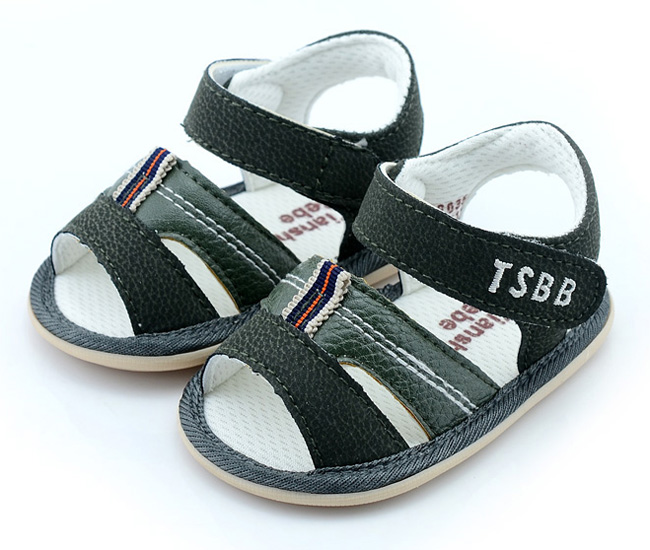 天使之婴朋克简约婴儿鞋TS2035军绿-火爆孕婴