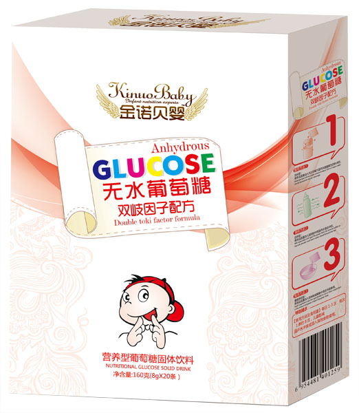 金諾貝嬰雙岐因子配方無(wú)水葡萄糖盒裝