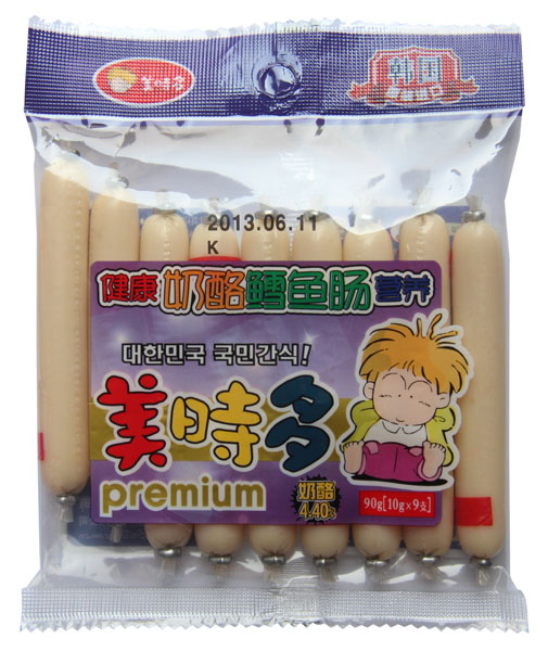 美时多奶酪鱼肠90g