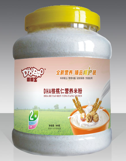 嘟嘟宝DHA核桃仁营养米粉|江西贝康食品有限