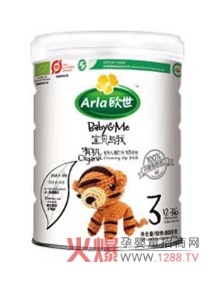 宝贝与我婴幼儿奶粉 多重有机三国认证