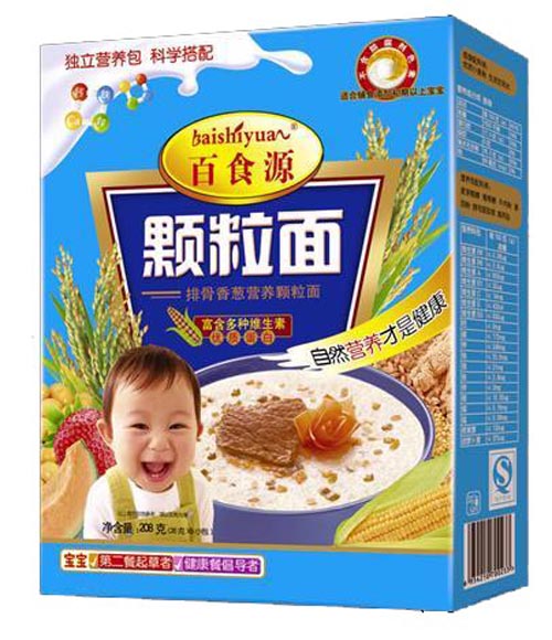 百食源排骨香葱蝴蝶面