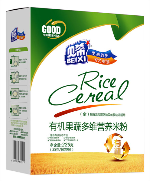 贝希有机果蔬多维营养米粉