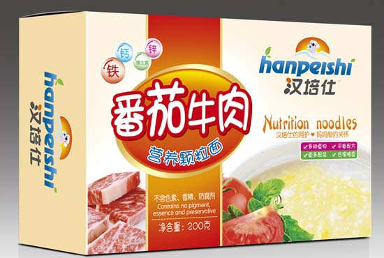 汉培仕番茄牛肉营养颗粒面