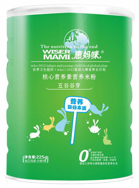 惠媽咪五谷谷芽核心營(yíng)養素營(yíng)養米粉罐裝