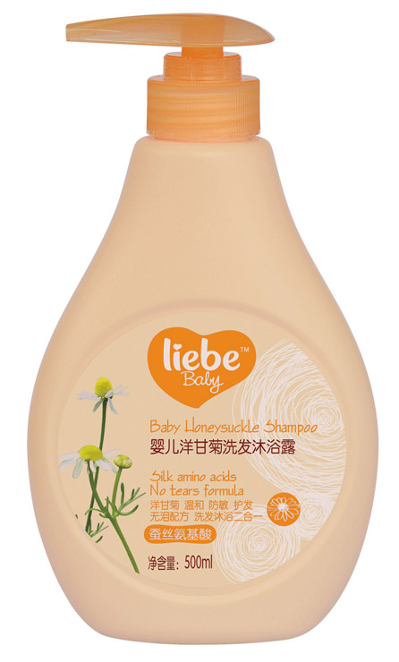 利貝嬰兒洋甘菊洗發(fā)沐浴露500ml