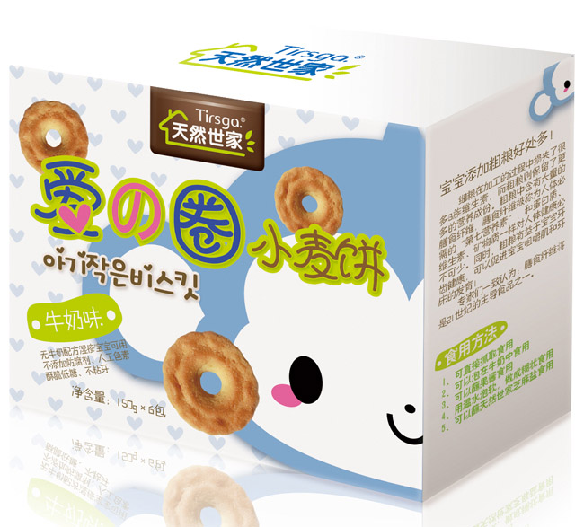 天然世家爱的圈牛奶味小麦饼|沈阳诺达医学科