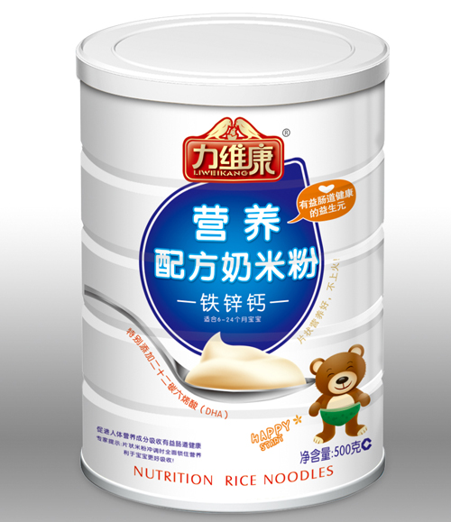 力维康铁锌钙配方奶米粉-火爆孕婴童招商网