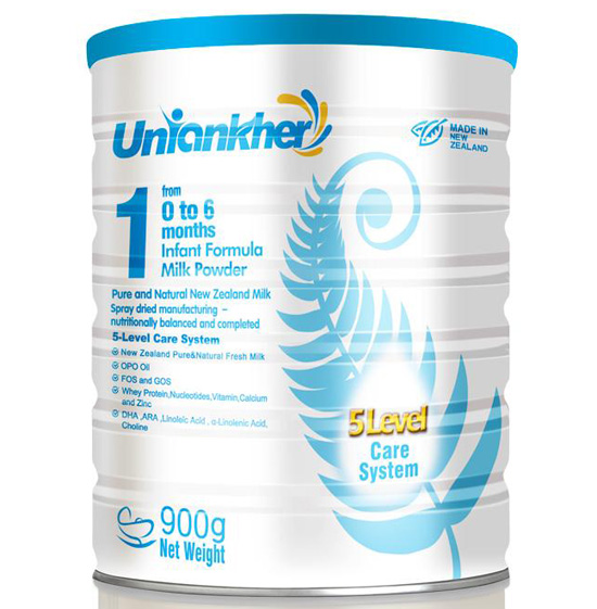 益力健尤尼爱珂新西兰进口婴儿配方奶粉1段-火