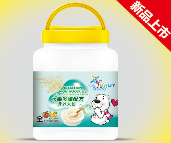 環(huán)球寶貝水果多維配方營(yíng)養米粉850克