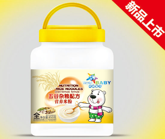 環(huán)球寶貝五谷雜糧配方營(yíng)養米粉850克