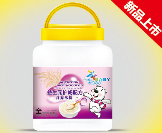 環(huán)球寶貝益生元護暢配方營(yíng)養米粉850克