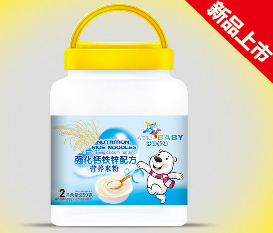 環(huán)球寶貝強化鈣鐵鋅配方營(yíng)養米粉850克