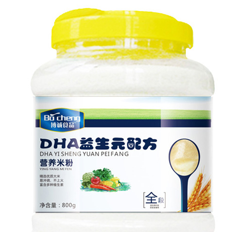 博诚DHA益生元配方营养米粉全段