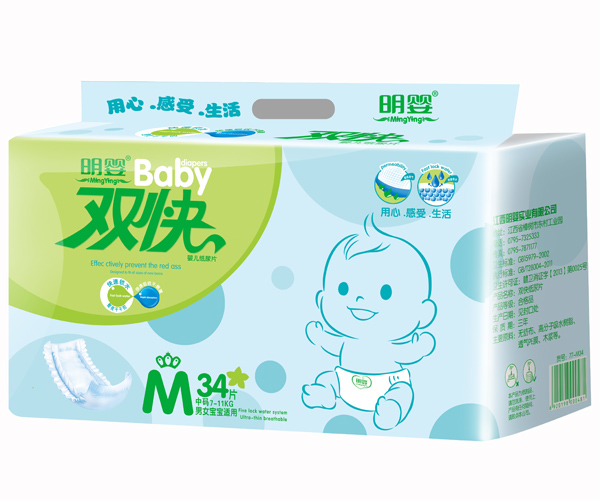 明婴双快尿片M34片
