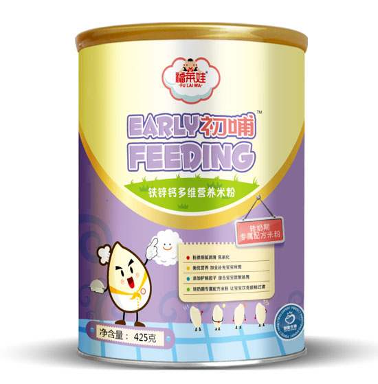 福萊娃初哺鐵鋅鈣多維營(yíng)養米粉聽(tīng)裝