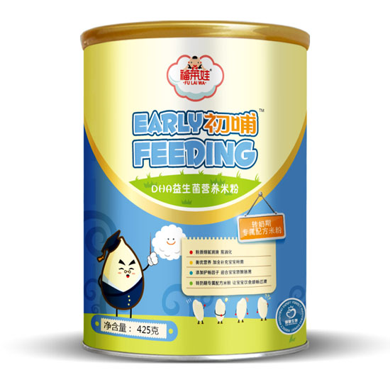 福萊娃初哺DHA益生菌營(yíng)養米粉聽(tīng)裝