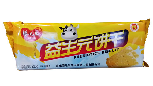 婴儿乐益生元钙奶饼干225g