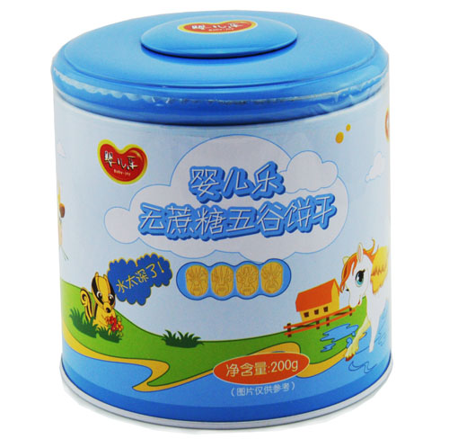 婴儿乐无蔗糖五谷饼干