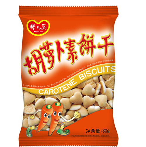 婴儿乐胡萝卜素饼干80G
