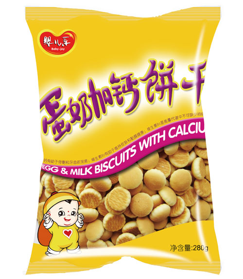 婴儿乐蛋奶加钙饼干280g