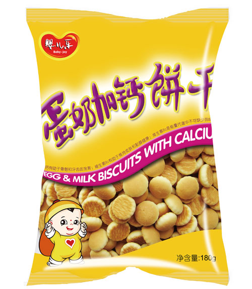 婴儿乐蛋奶加钙饼干180g