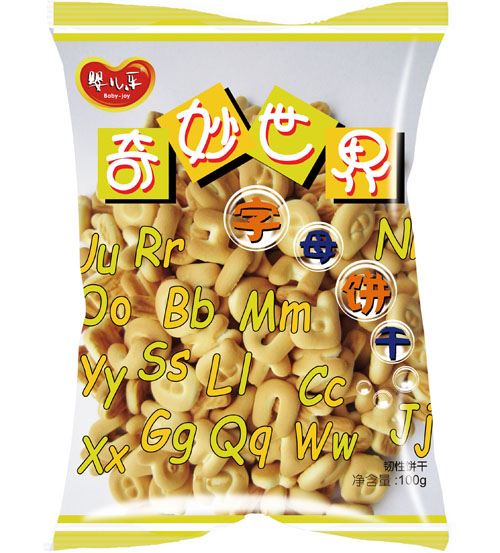 婴儿乐奇妙世界字母饼干