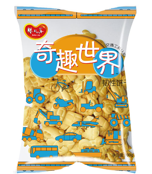 婴儿乐奇趣世界交通工具饼干