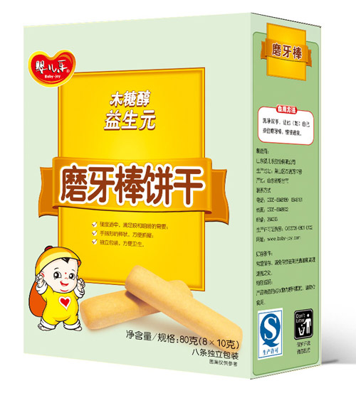 婴儿乐益生元磨牙饼干80g