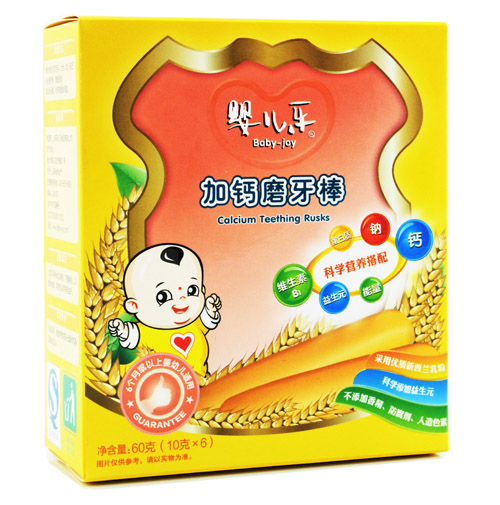 婴儿乐高端加钙磨牙棒60g
