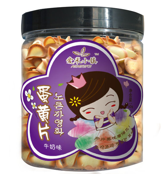 爱米小镇牛奶味蛋黄片
