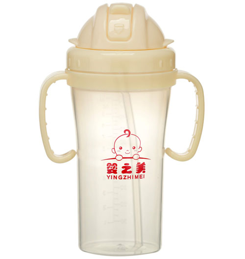 嬰之美雙耳帶管飲水杯280ML