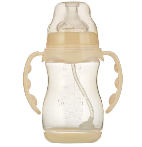 Ӥ֮������˫���Զ�Բ��PP��ƿ����240ML���ɫ