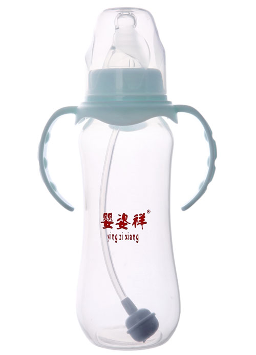 嬰姿祥標口雙耳自動(dòng)圓弧奶瓶240ML