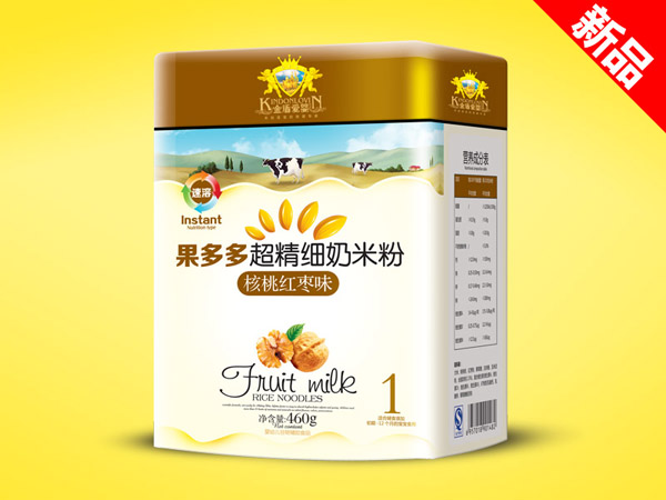 金盾愛(ài)嬰核桃紅棗超精細奶米粉聽(tīng)裝