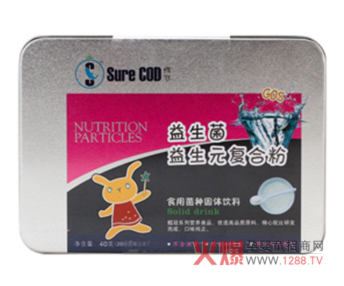 鳕冠益生菌益生元复合粉四大功效精心护肠-产