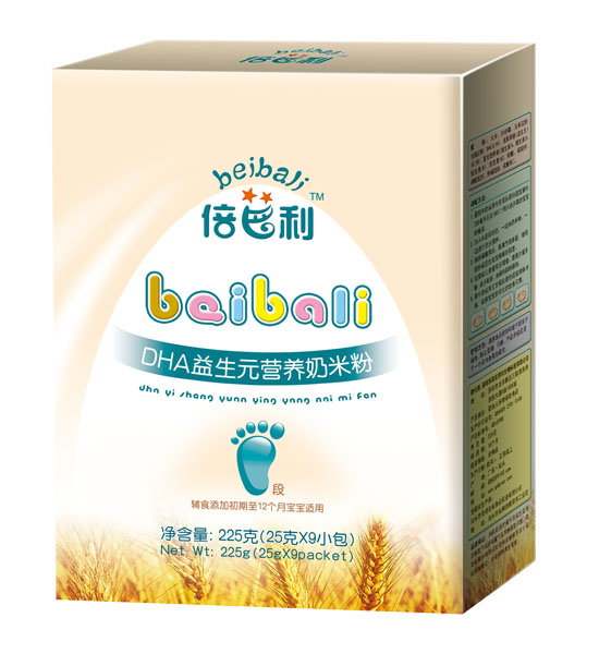 倍芭利DHA益生元營(yíng)養奶米粉盒裝