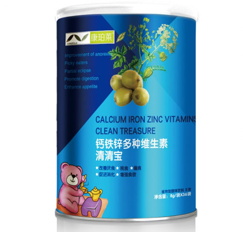 康珀莱钙铁锌多种维生素清清宝桶装