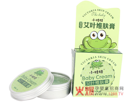 小蛙娃艾叶维肤膏 名贵草本精华呵护宝宝肌肤