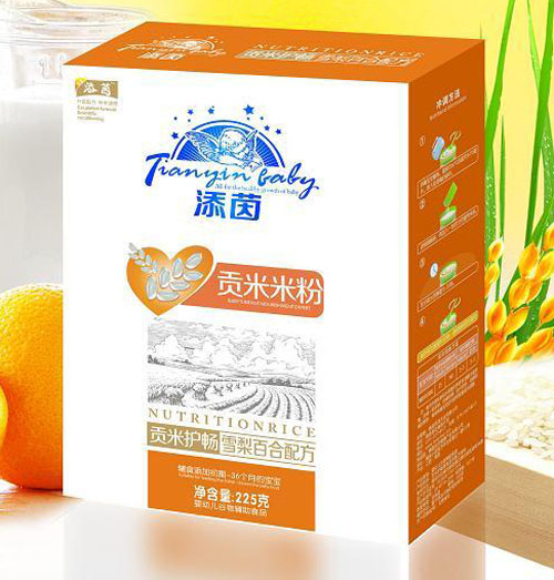 添茵雪梨百合配方贡米米粉